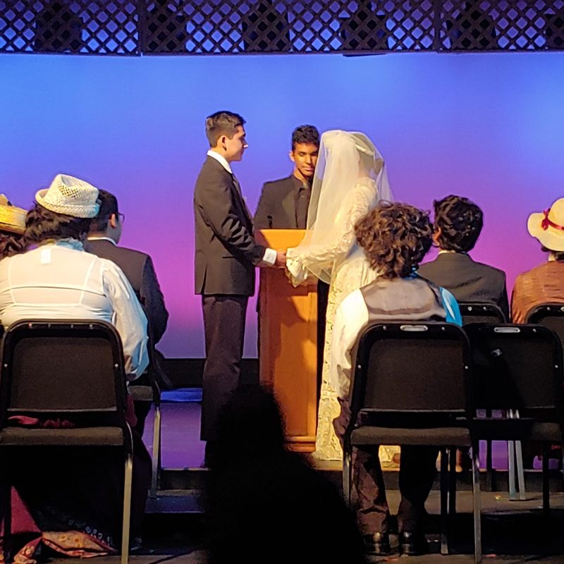our town wedding